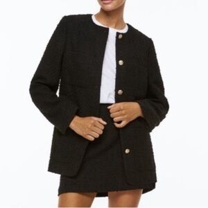 H&M OVERSIZED TEXTURED JACKET